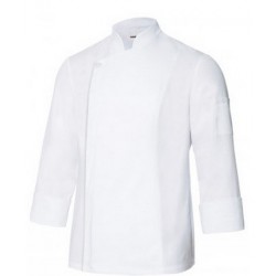 CHEF JACKET WITH CONCEALED ZIP
