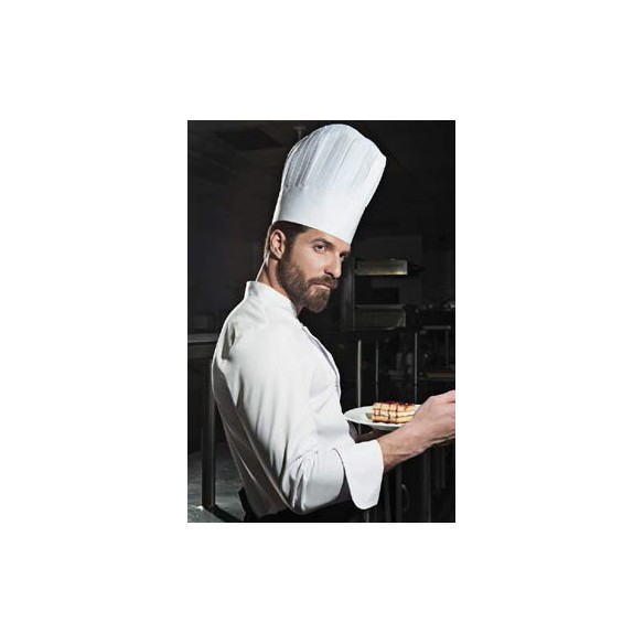 chaqueta de cocinero con cremallera oculta 6