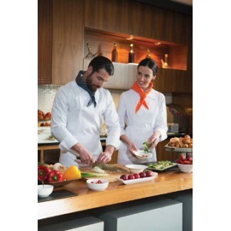 JAQUETA DE CUINER AMB TEIXIT TRANSPIRABLE 2