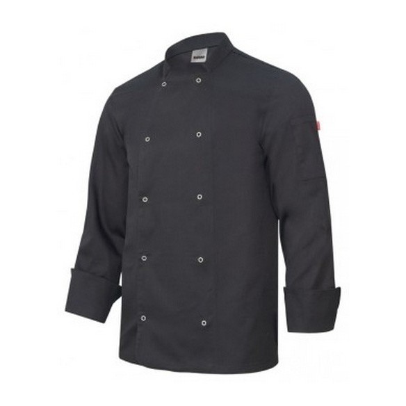 chaqueta de cocinero manga larga con automaticos 1