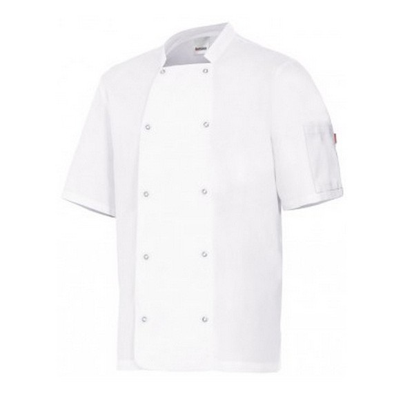 chaqueta de cocinero manga corta con automaticos 1