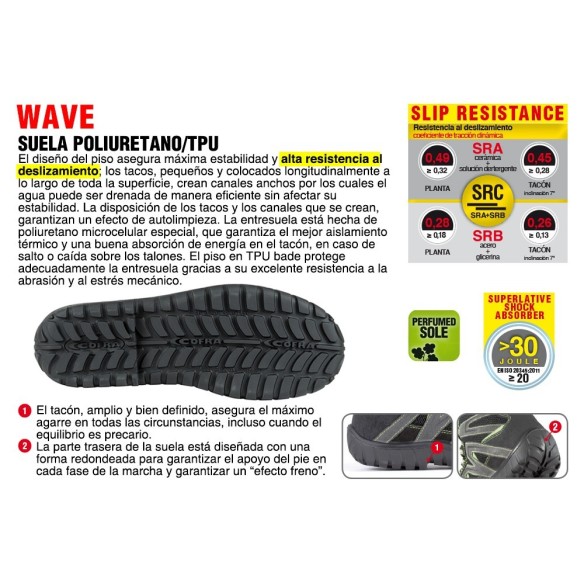 COFRA SAILOR BEIGE S1 P SRC SAFETY SHOES