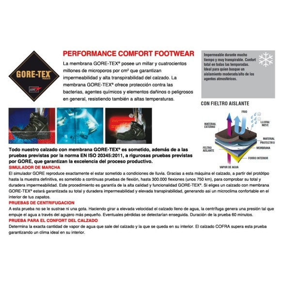CALÇAT GORETEX COFRA CHAGALL S3 WR SRC