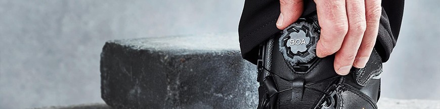 Botas y Zapatos de seguridad con cierre boa