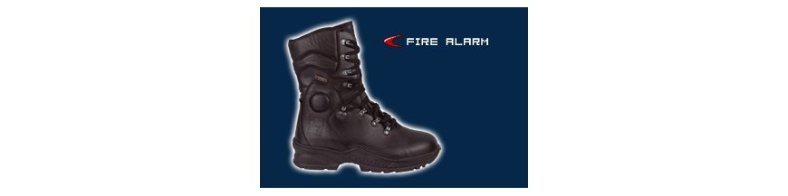Safety footwear and work boots for firefighters
